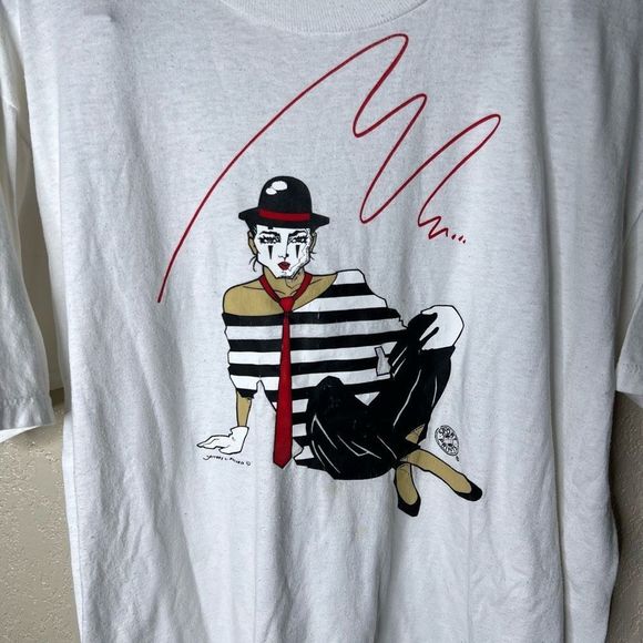 American Vintage Mime T Shirt Large - Picture 2 of 6